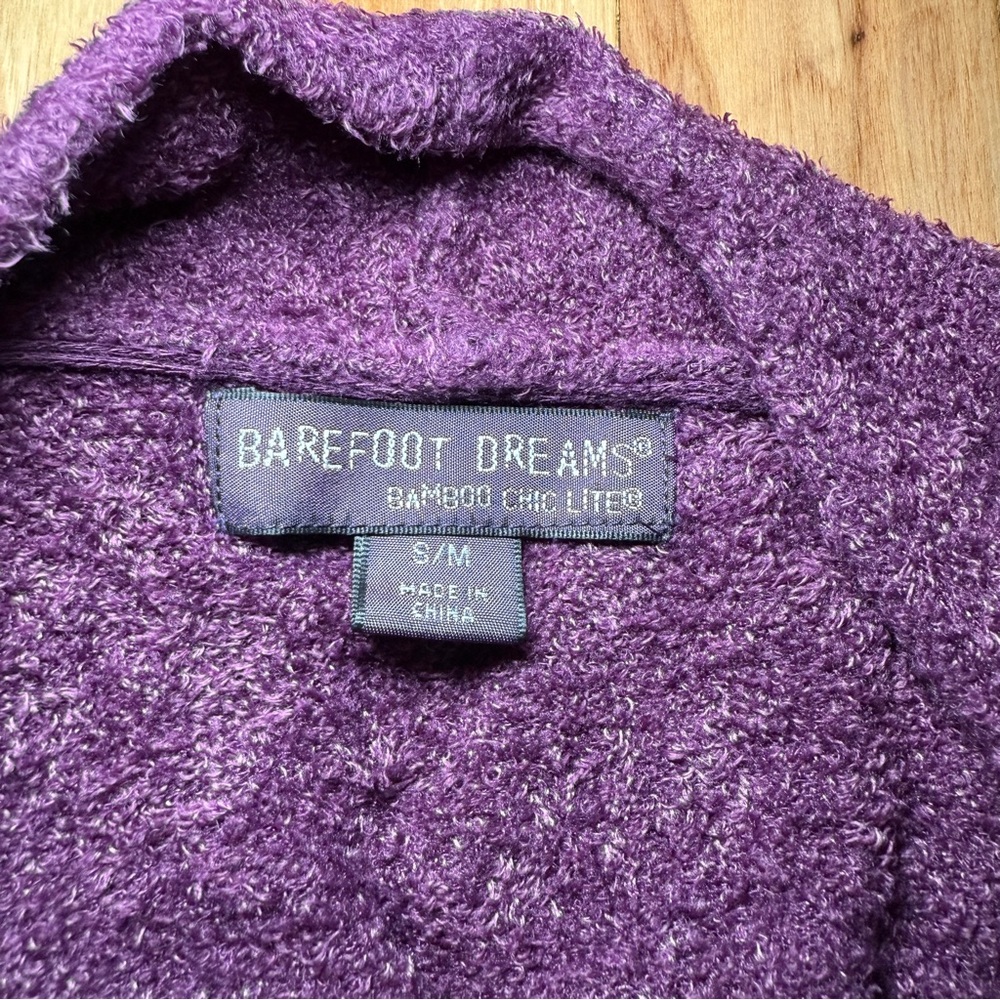 Barefoot Dreams Bamboo Chic Lite Ombre Open Cardigan Calypso Wrap S/M - Picture 3 of 5